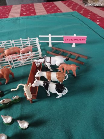 Lot De 6 Petits Animaux Domestiques Starlux - Collection Années 1970-1980, Occasion