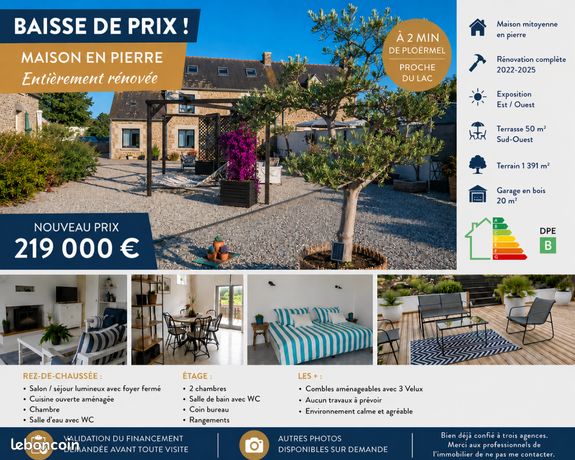 Maison rénovée en pierre