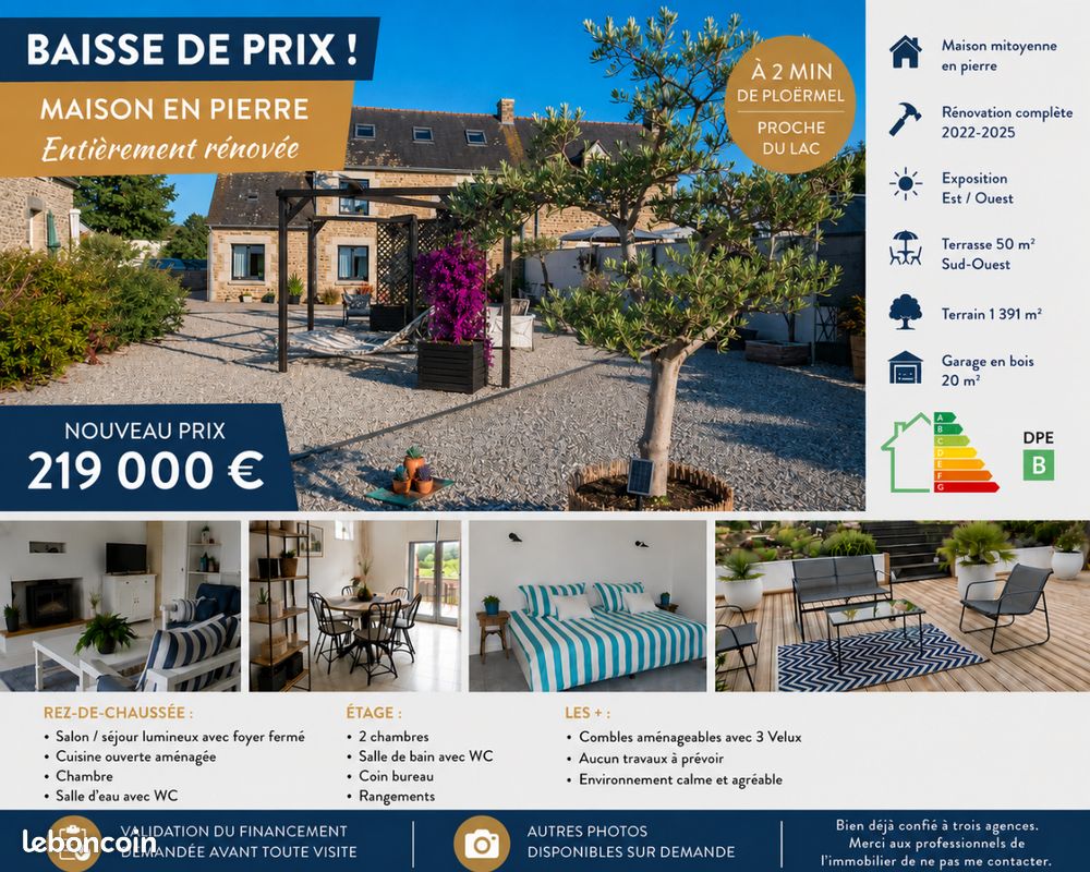 Maison 4 pièces 105 m² · à Taupont · 105 m² · 219 000 €