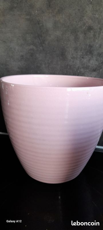 Cache pot ht 17cm rose (image 3)