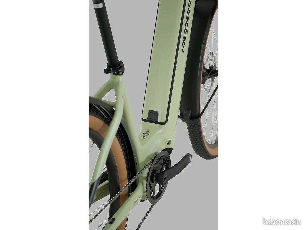 VTC électrique aluminium Megamo Reach Low 10 Equipped mint - 10v Cues 600wh 29" 2026 Couleur - Vert (image 3)
