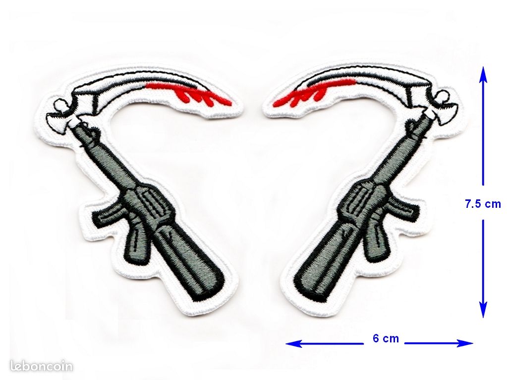 Lot de écussons thermocollants Sons of Anarchy pour col chemise