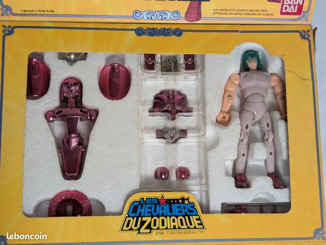 SAINT SEIYA - CDZ /CHEVALIER BRONZE : ANDROMEDE CASQUE BANDAI VINTAGE 1987