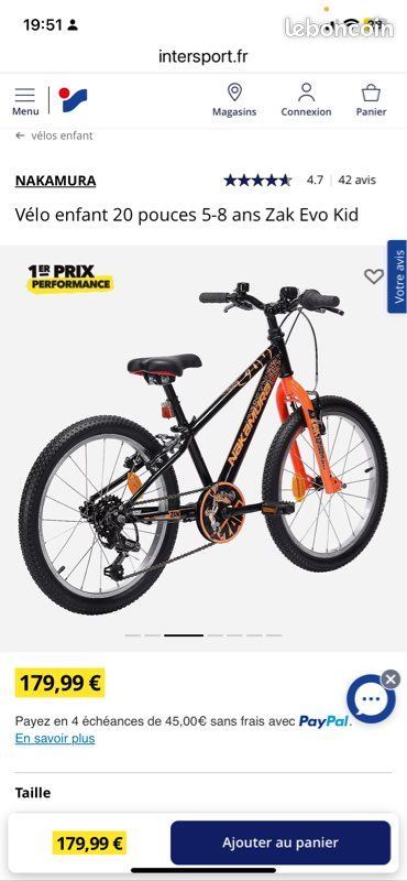 Nakamura Vtt Ans Intersport VÃ©lo 26 Pouces Fille Vélo Enfant 20