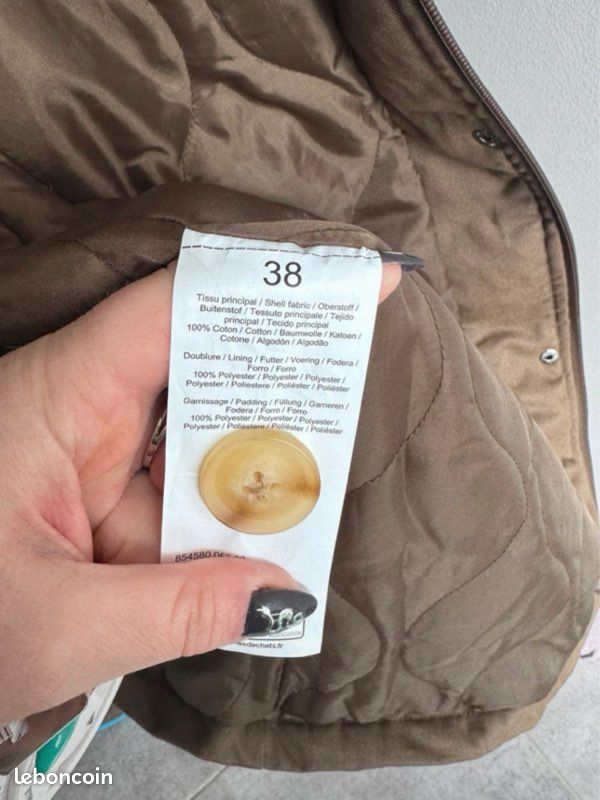 Manteau mi saison, kaki (image 7)