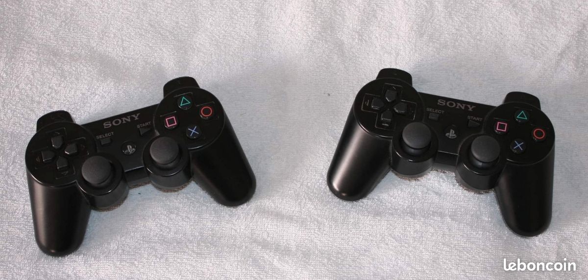 Manettes PS3 Sony officielles – Sixaxis DualShock 3 sans fil+Vibration (image 2)