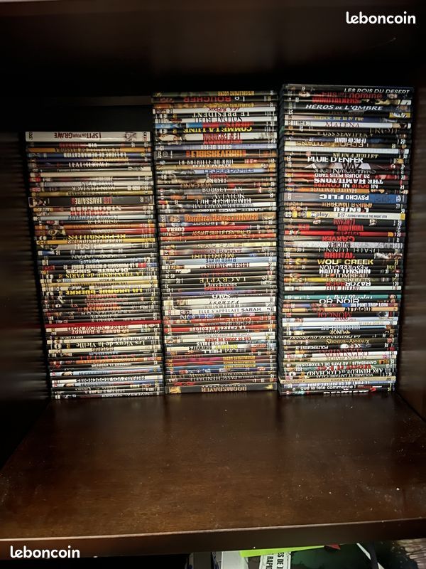 🎬 Lot de +500 DVD – films cultes, guerre, action, science-fiction + coffrets collector (boîtiers compacts) (image 1)