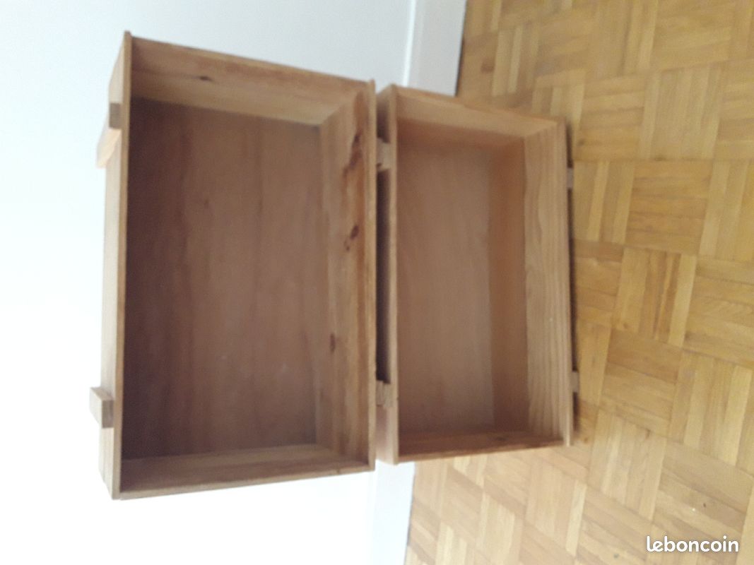 1 lot de 2 caisses en bois (image 4)