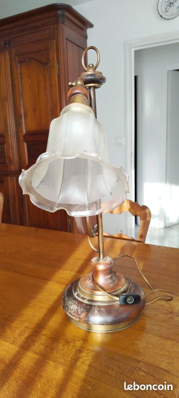 Lampe de bureau cuivre (image 2)