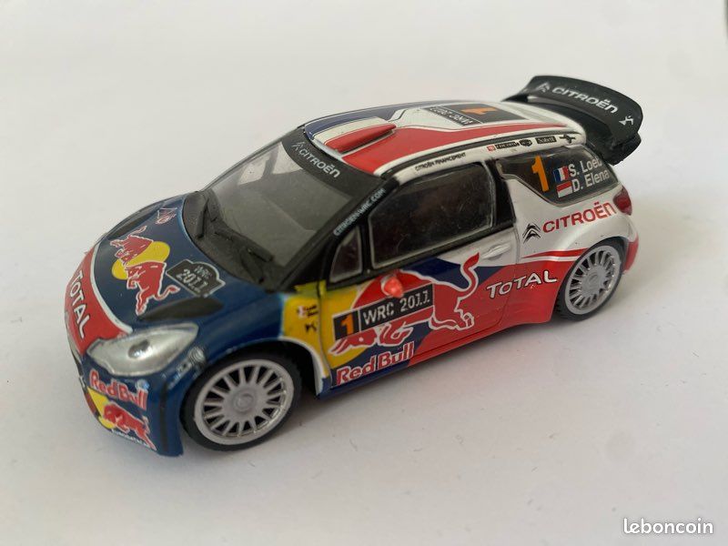 Miniature DS3 WRC Loeb Rallye De France 2013, Version Nuit, 1/43, Neuve