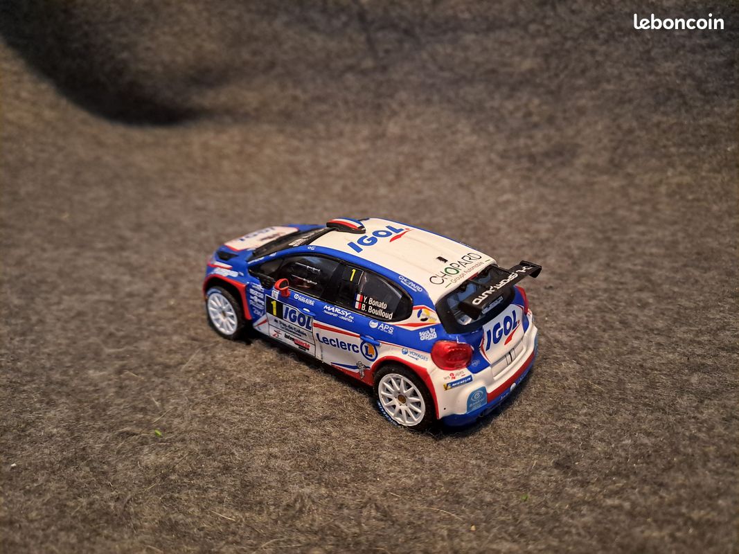 Planche De Décalcomanies 1/43 Citroën C3 Rallye Mont Blanc 2020 - Pilote Yoann Bonato, Neuf