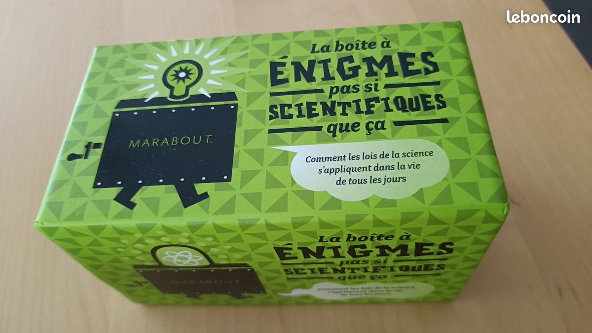 Jeu de société "La boite à énigmes" (image 1)