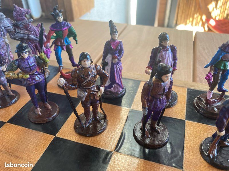 Lot De 32 Figurines Mokarex Pour Jeu D'échecs - Personnages Historiques - Plastique à Peindre - Ancien Régime