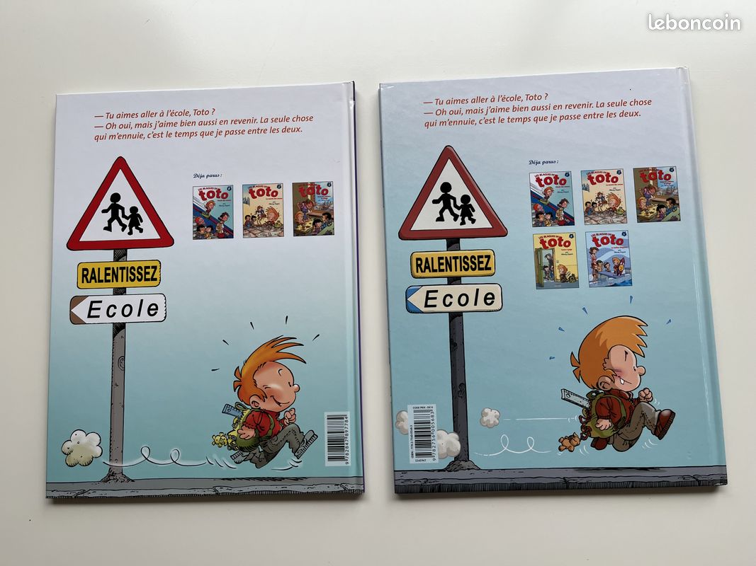 Lot indissociable de 2 BD jeunesse "les blagues de Toto" NEUVES (image 4)