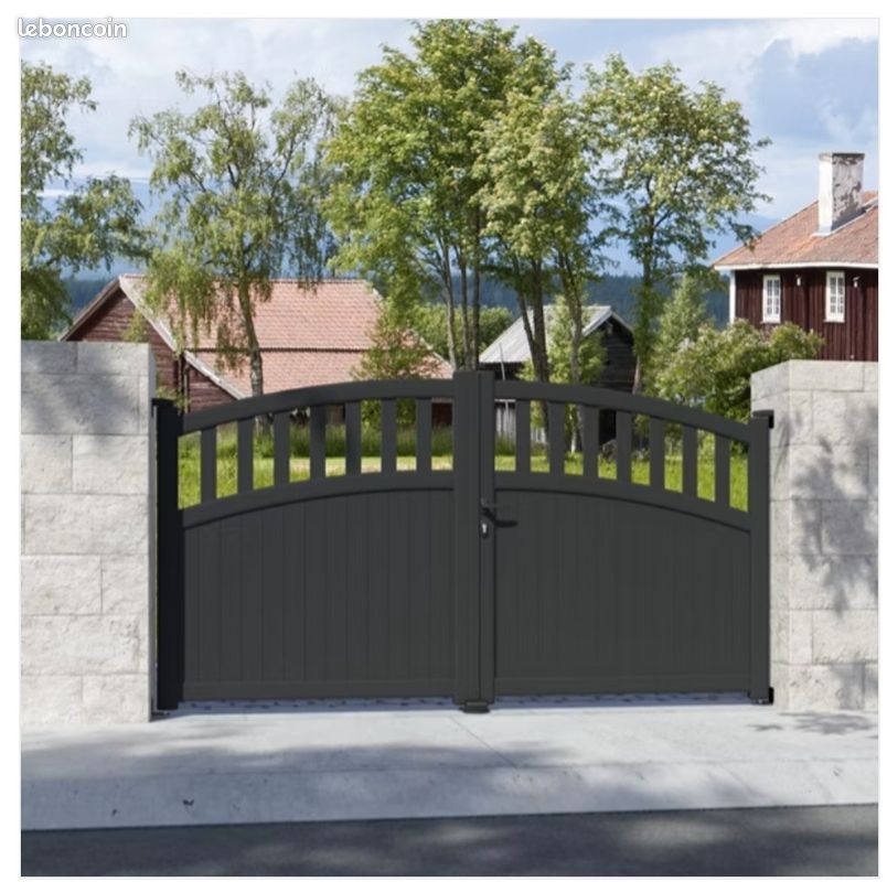 Portail aluminium lugo largeur 3m sur 1m60 (image 2)