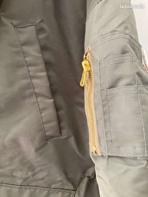 Parka oversize à capuche kaki ALENAWRS SCHOTT (image 4)