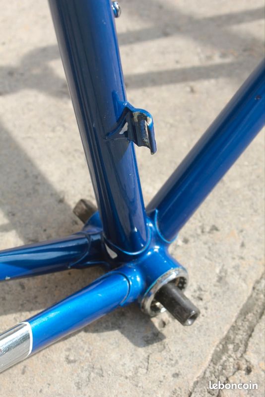 Cadre Vélo Course De Rosa Planet Carbo Sys NOS Vintage - Aluminium Noir Et Or