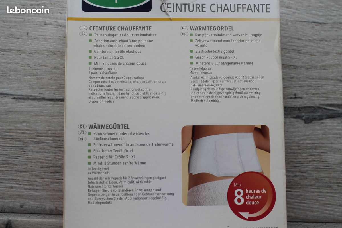 Ceinture lombaire chauffante neuve Accessoires Bagagerie
