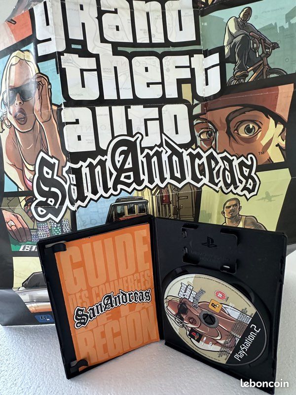 GTA San Andreas PS2 - Complet Et En Très Bon état - Version Française