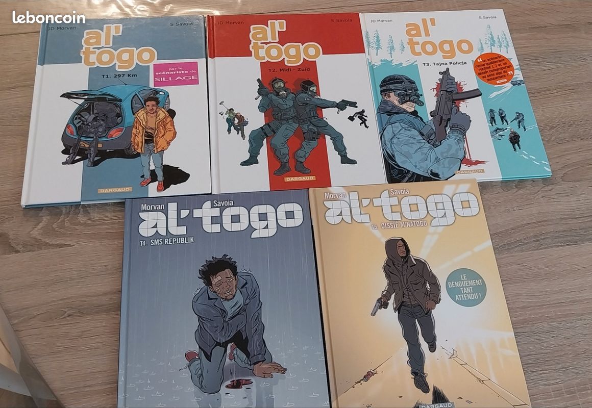 Bd Al Togo Lot des 5. Cycle complet. En tbe (image 1)