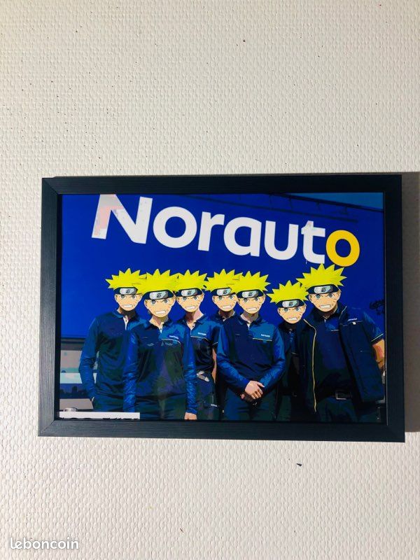 Tableau naruto humour norauto A4 (image 3)