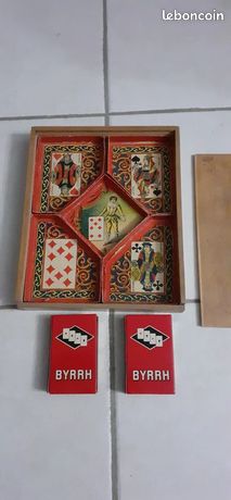 Ancienne Mallette De Jeux Le Nain Jaune – Circa 1900 – JJF – Jeu De Société