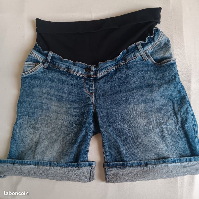 Short de grossesse en jeans Vêtements