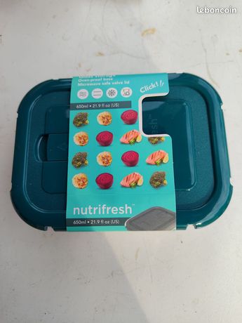 Lot De Boîtes De Conservation Sous Vide Nutrifresh - Plastique Sans BPA