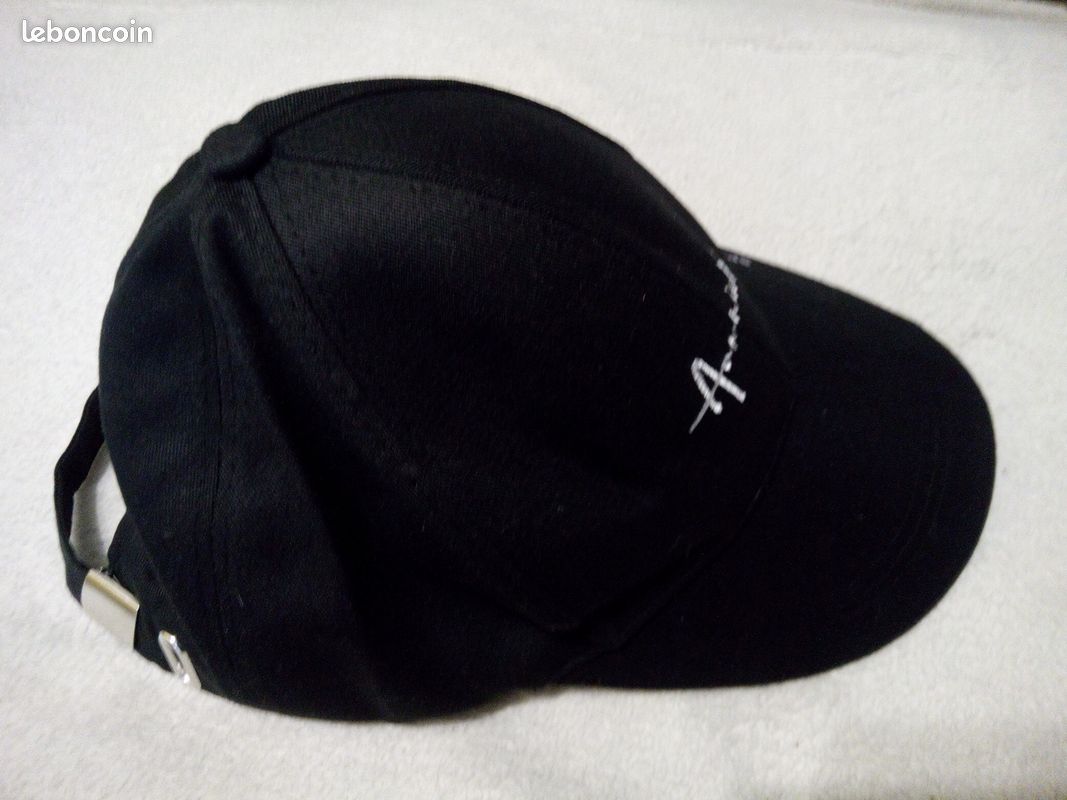 Casquette Baseball Noir Uni Réglable - 100% Polyester, Simple, Unisexe, Neuf Sans Étiquettes