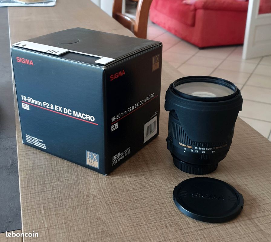 Objectif Sigma 18-50mm f2.8 EX DC Macro pour NIKON (image 1)