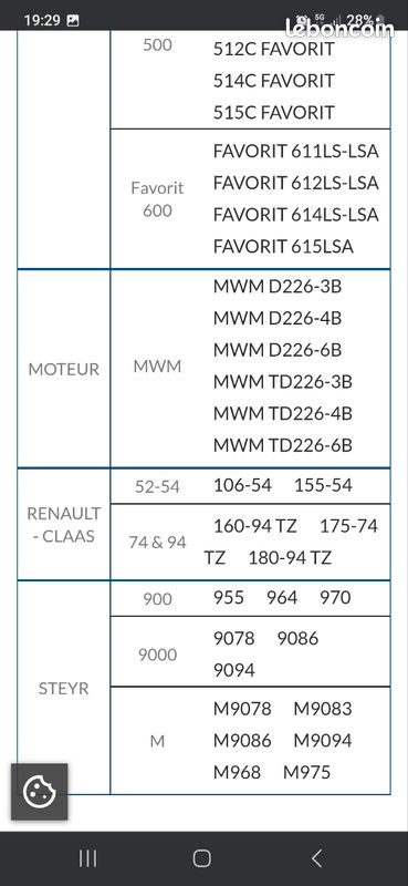 Cache culbuteurs tracteur (image 5)