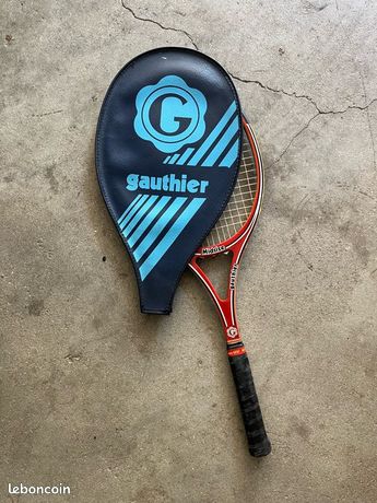 Raquette de tennis ancienne Gauthier et fils - Collection Raquette de tennis ancienne Gauthier et fils - Collection