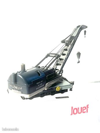 Lot De Trains Jouef HO: Loco 708, Grue Cockerill 559 Et Wagons – Ancien