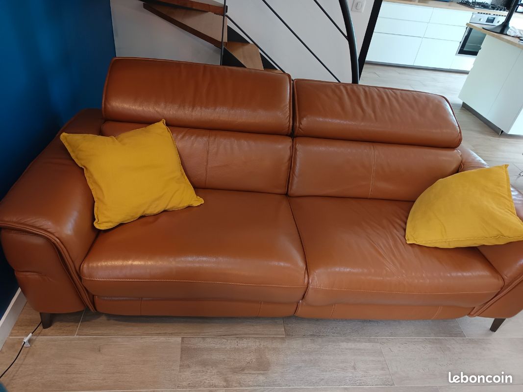 Canapé cuir électrique (image 3)