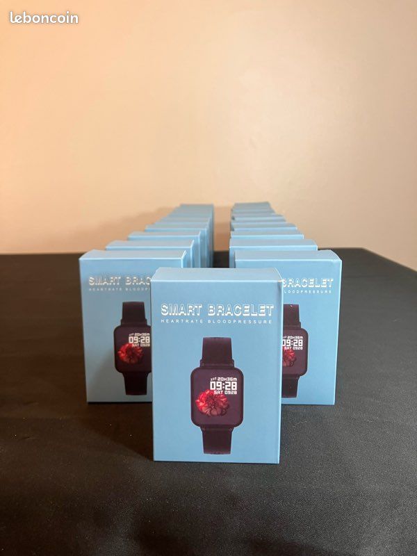 📢 Lot de 21 montres connectées (roses) neuves – Prix attractif pour revendeurs (image 1)