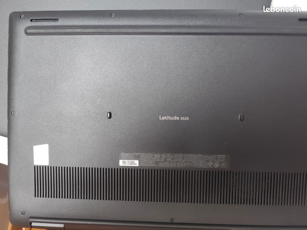 Couvercle Arrière LCD Pour Dell Latitude 15 3520 (E3520) – Occasion, Coque Arrière Noire