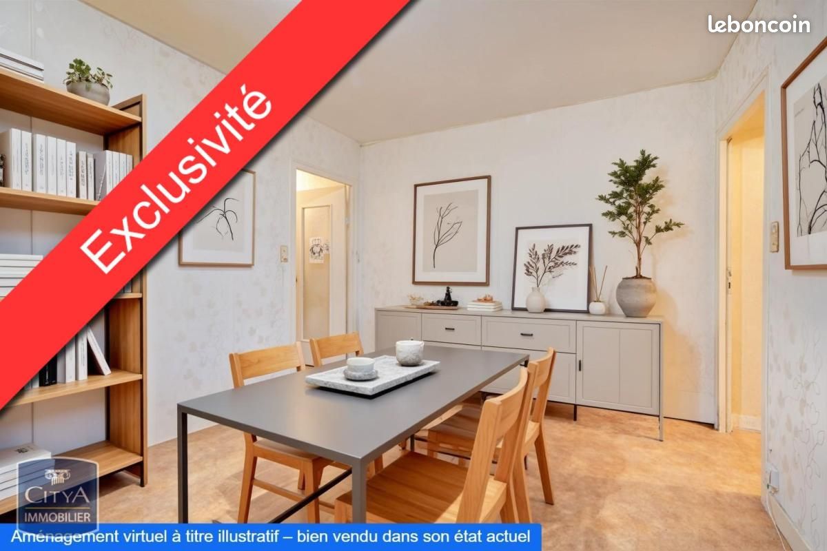 Appartement 3 pièces 52 m² · à Limoges · 52 m² · 74 000 €