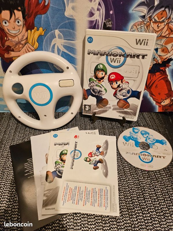 Volant Officiel Pour Nintendo Wii - Version PAL - Occasion En état Fonctionnel