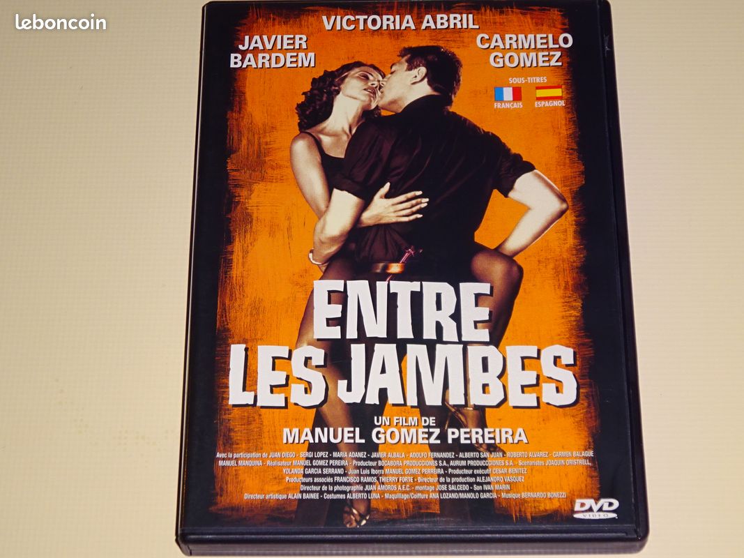 ENTRE LES JAMBES (*VICTORIA ABRIL *JAVIER BARDEM) Sulfureux Cinéma Espagnol (image 1)