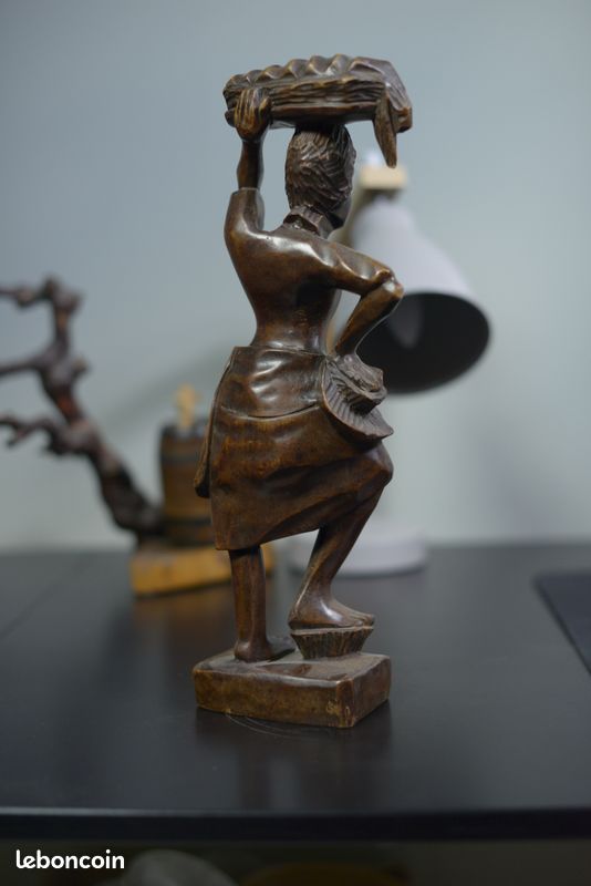 Statuette Africaine bois (image 2)