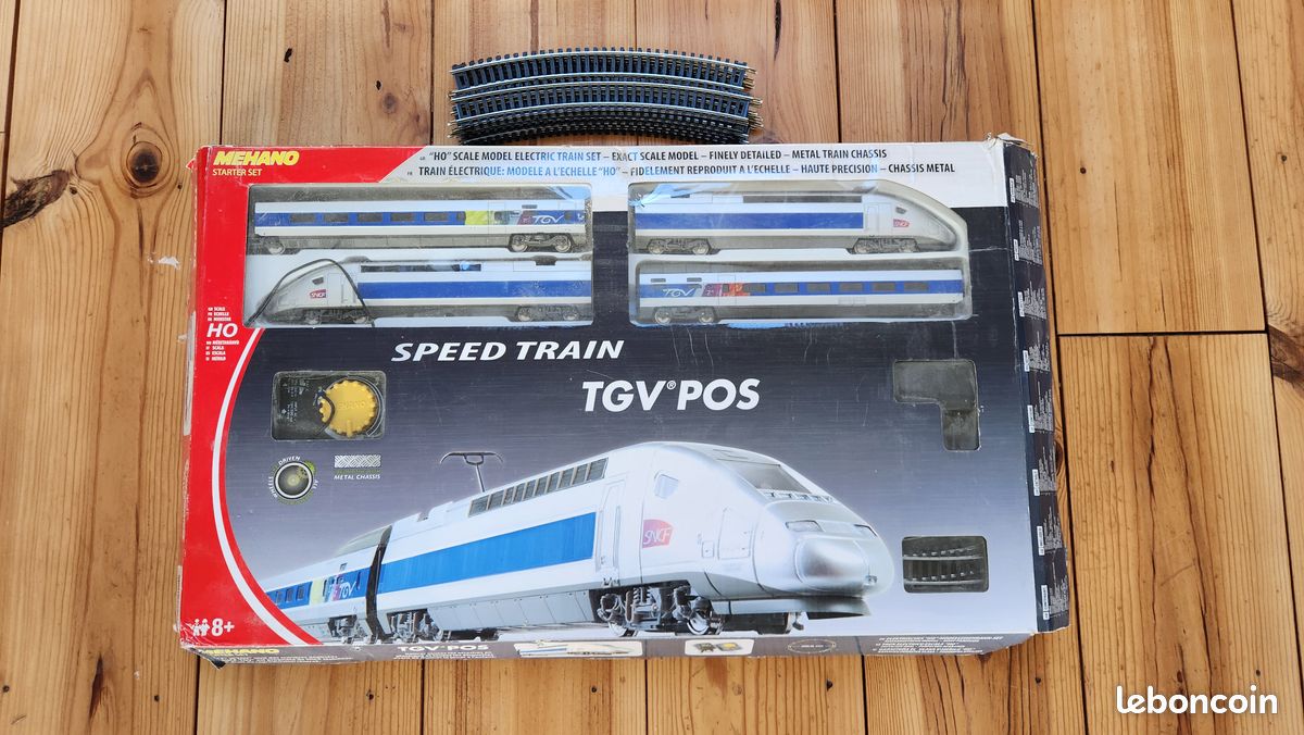 MEHANO HO COFFRET TGV THALYS TRAIN ELECTRIQUE châssis métal ho EUR 90