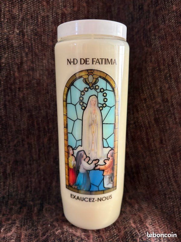 Bougie neuvaine notre dame de Fatima (image 1)