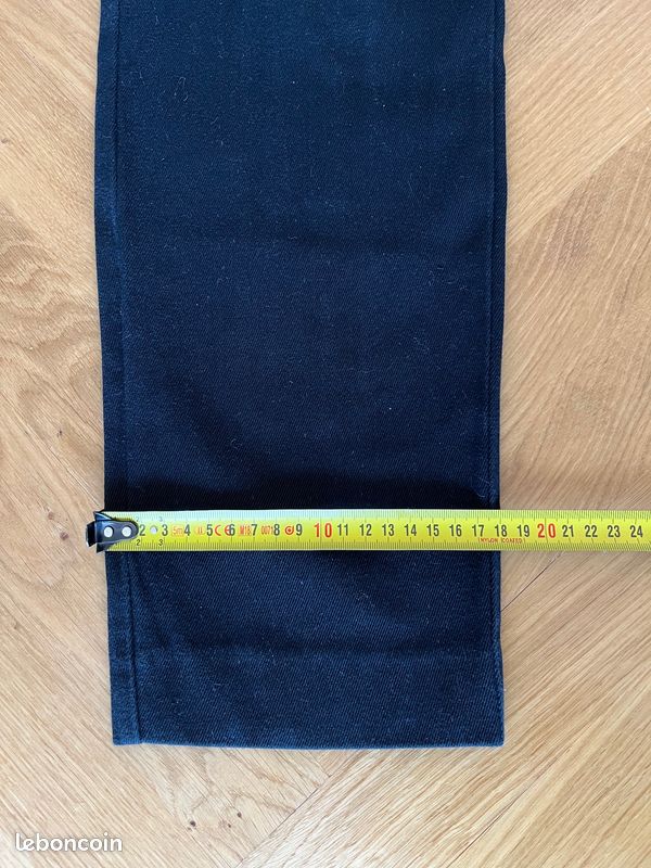 Homme, Pantalon ''H&M'' Slim Fit, Taille 52EUR, 100% Coton épais, Noir (image 5)