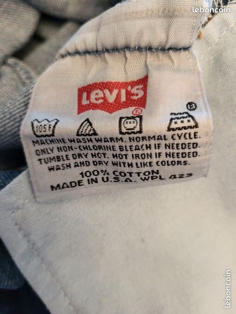 Jean Levi's 501 W26L32 femme bleu (image 6)
