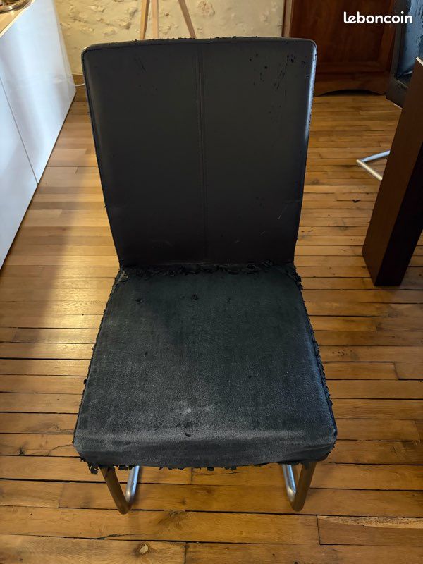 Lot de 6 chaises de salle à manger à rénover (image 5)