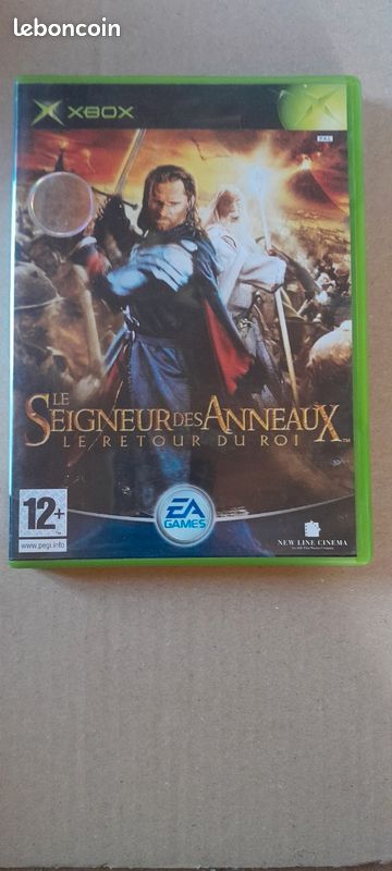Jeu LE SEIGNEUR DES ANNEAUX Sur XBOX - Version PAL Française, Bon état