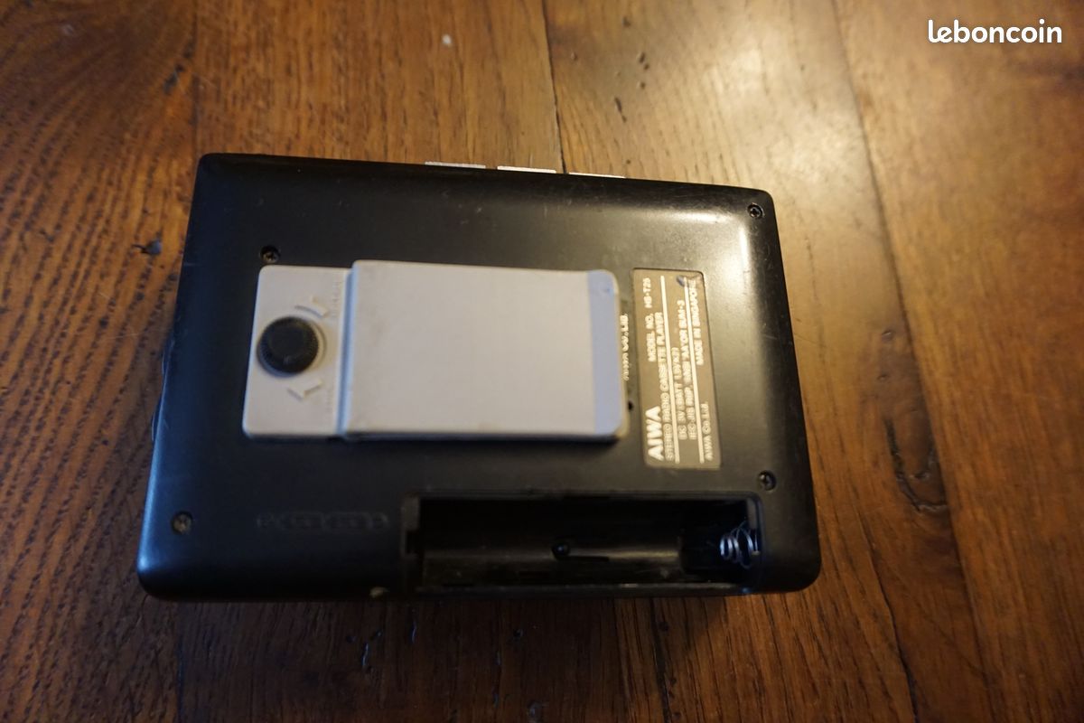 (syl) lecteur K7 cassette walkman noir AIWA HS vintage (image 3)