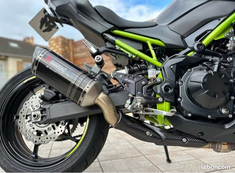 Acheter Des Pièces De Carbone Pour Votre Moto | Sabot Carbone Pour Kawasaki Z900 2017-2019 Carbone+Fibre De Verre | Toile Contraignant | Brillant | En Ligne