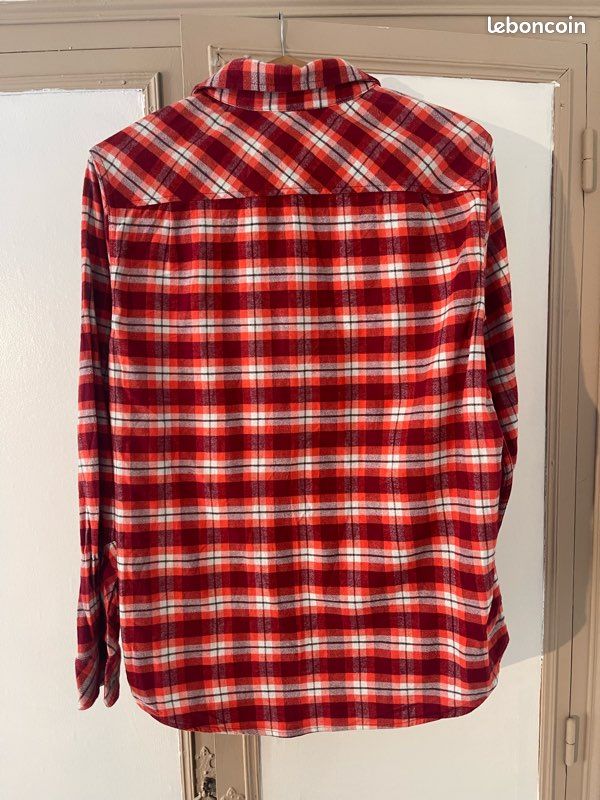Chemise à carreaux Nike SB - Rouge & Blanc - Taille L (image 2)