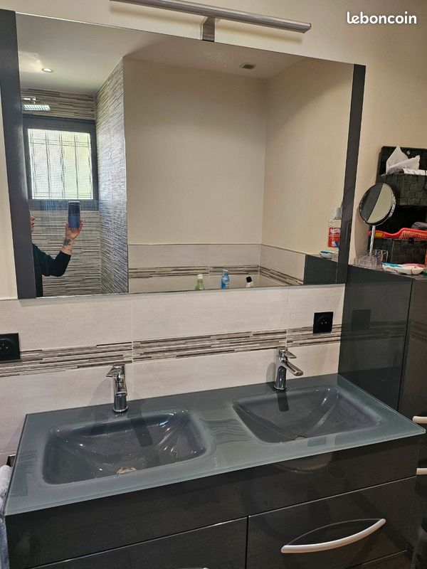 Miroir + double vasque (image 1)